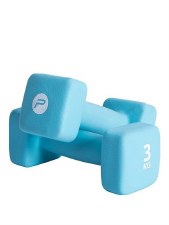 Pure2improve Neoprene Dumbbell Set (Sky Blue) 3KG